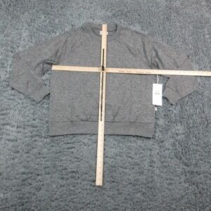 Feat FlowTech Roam Crewneck Sweatshirt Mens Large Gray Stretch Athletic NWT